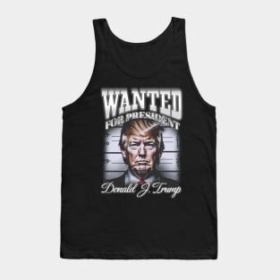 Donald Trump - Wanted For President Vintage Tank Top